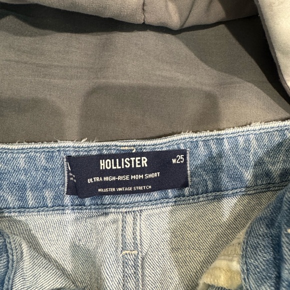 Hollister Women's Faded Blue Jean Shorts - Picture 2 of 3